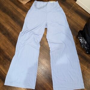 Aerie Light Blue Wide-Leg Pants